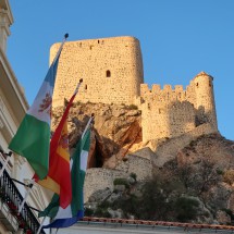 The impressive castle of Olvera